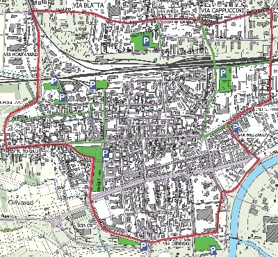 mappa dell'area con divieto di circolazione